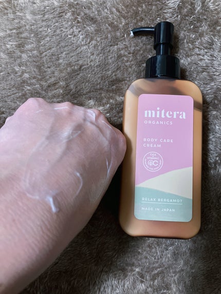 ミテラオーガニクスボディケアクリーム 微香性/mitera organics/ボディクリームを使ったクチコミ(4枚目)