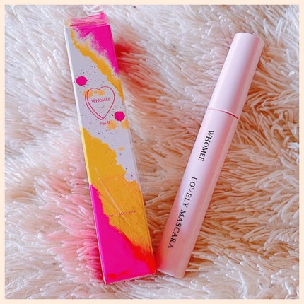 ロング&カールマスカラ terracotta pink/WHOMEE/マスカラを使ったクチコミ(2枚目)