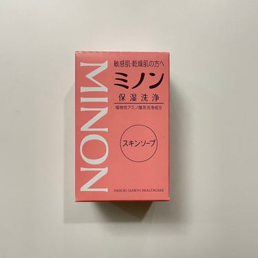 ミノン ミノンスキンソープのクチコミ「🧼ミノンスキンソープ🧼
薬局で700円前後で売ってます🌱
(私は660円で買いました)

簡単.....」（3枚目）