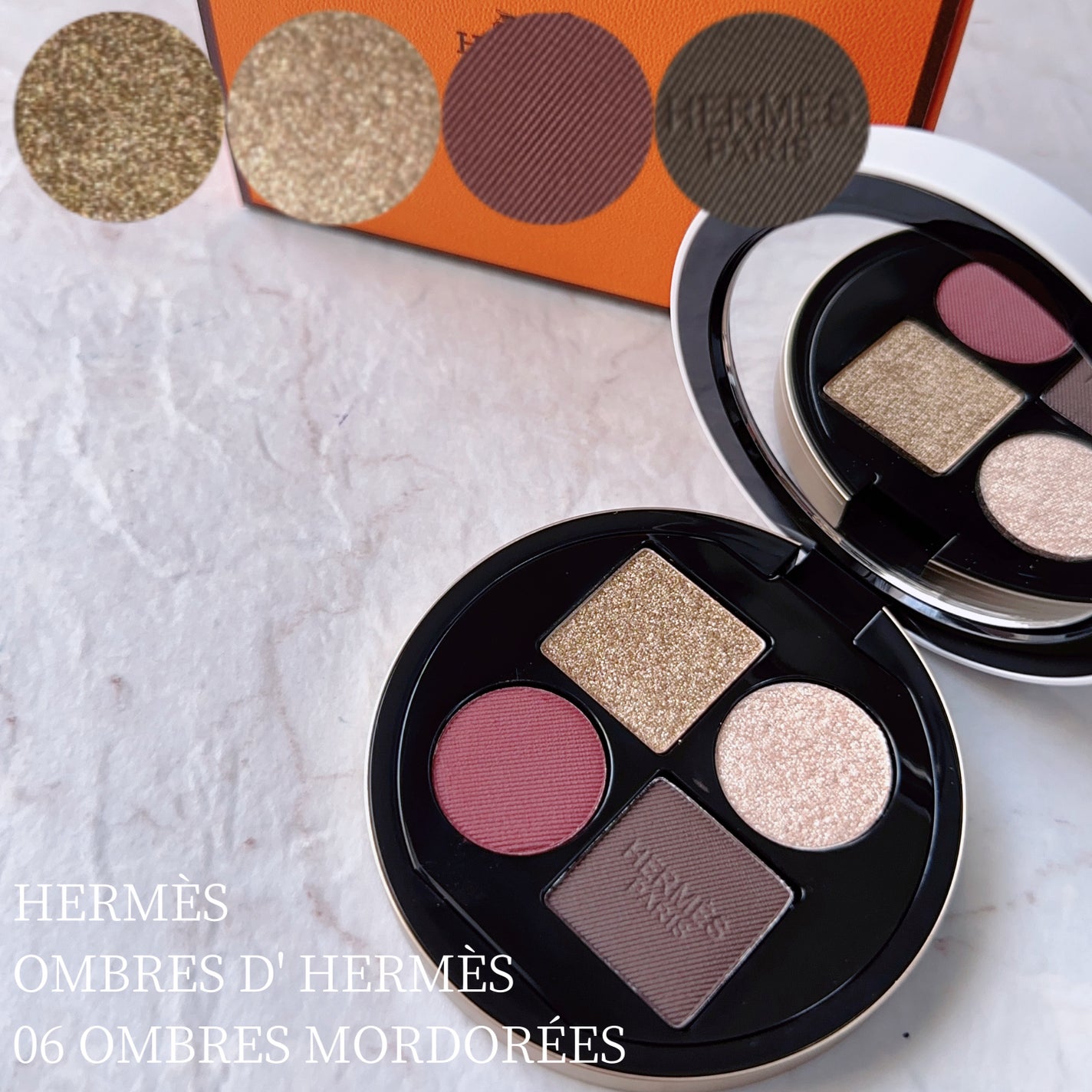 オンブル ドゥ エルメス パレット クワテュール/エルメス/アイシャドウパレットを使ったクチコミ(1枚目)