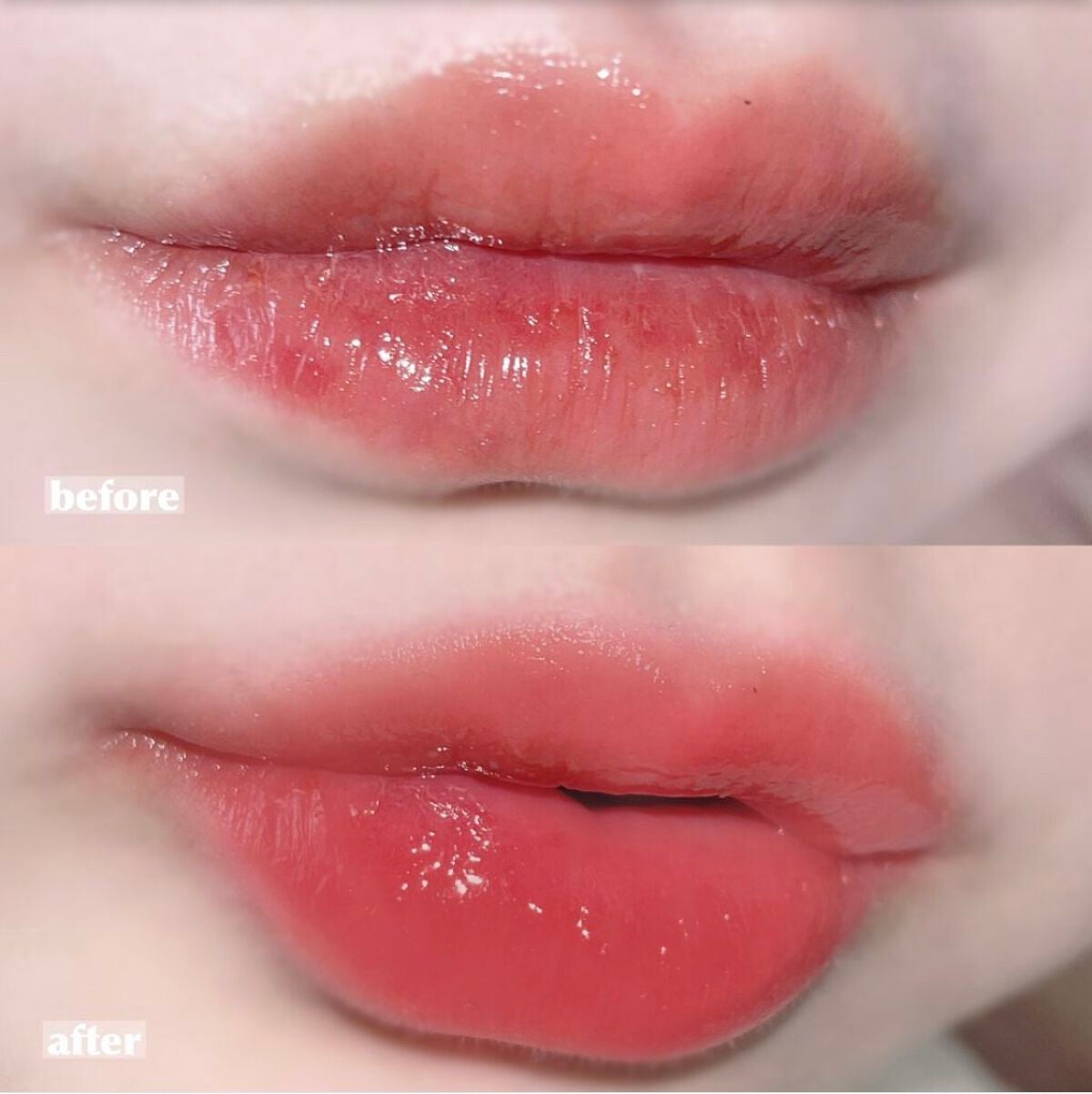 ジューシーラスティングティント/rom&nd/リップティントを使ったクチコミ(2枚目)