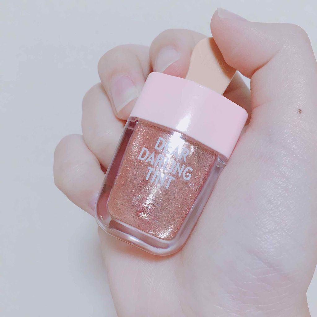 ディアダーリン ウォータージェルティント （アイスティント）/ETUDE/口紅を使ったクチコミ（1枚目）