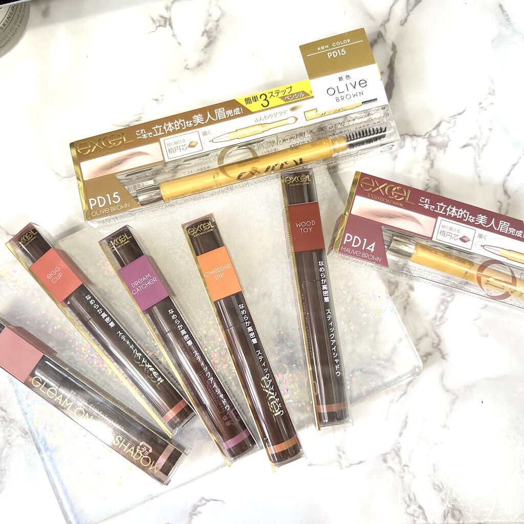 パウダー＆ペンシル　アイブロウＥＸ/excel/アイブロウペンシルを使ったクチコミ（2枚目）