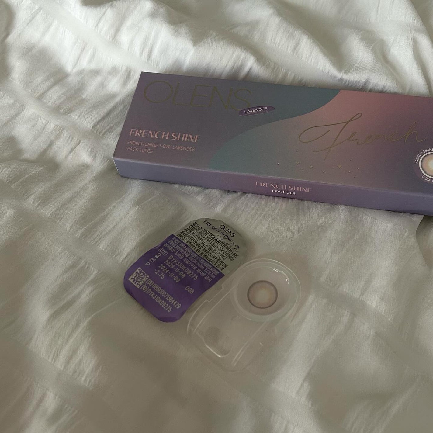 FrenchShine1day/OLENS/ワンデー(1DAY)カラコンを使ったクチコミ(2枚目)