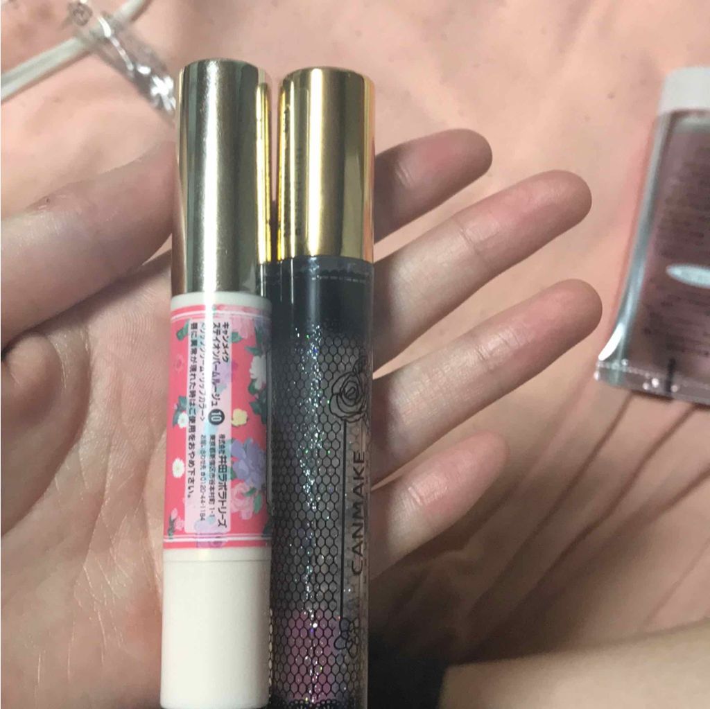 萌 on LIPS 「今日買ってもらったCANMAKEのユアリップオンリーグロス02..」(1枚目)