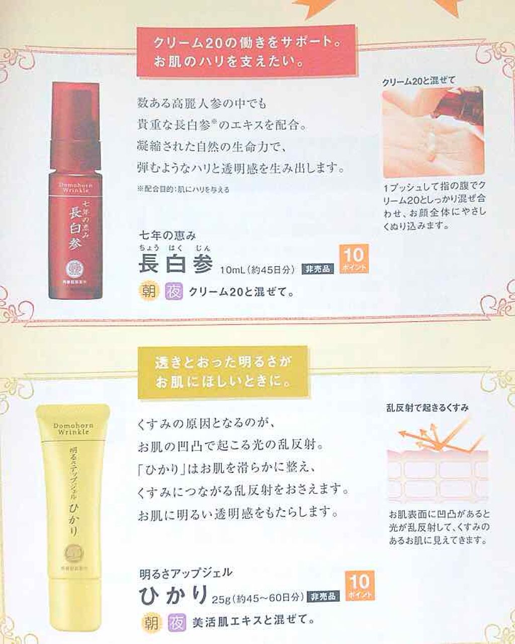 基本4点セット/ドモホルンリンクル/スキンケアキットを使ったクチコミ(3枚目)