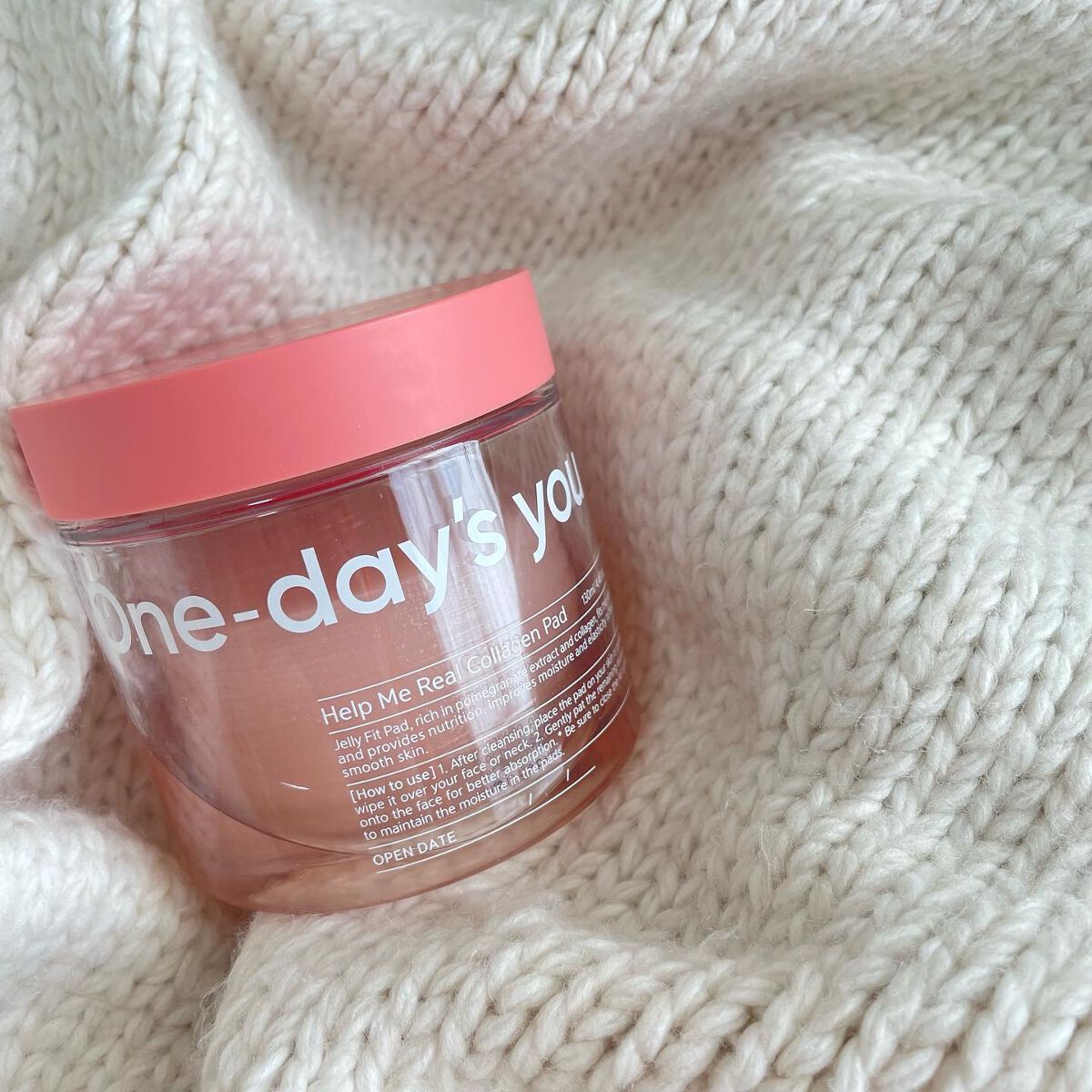 ヘルプミー! リアルコラーゲンパッド/One-day's you/トナーパッドを使ったクチコミ（1枚目）