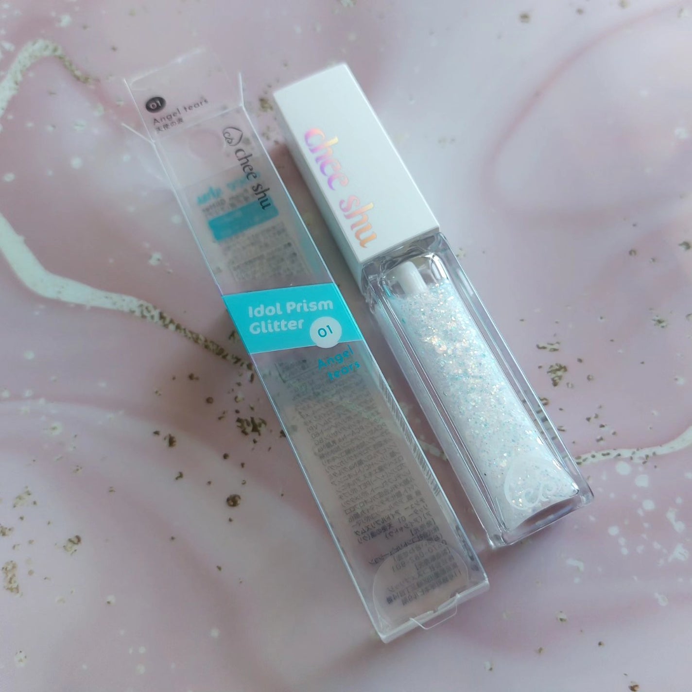 アイドルプリズムグリッター/chee shu/グリッターを使ったクチコミ(4枚目)