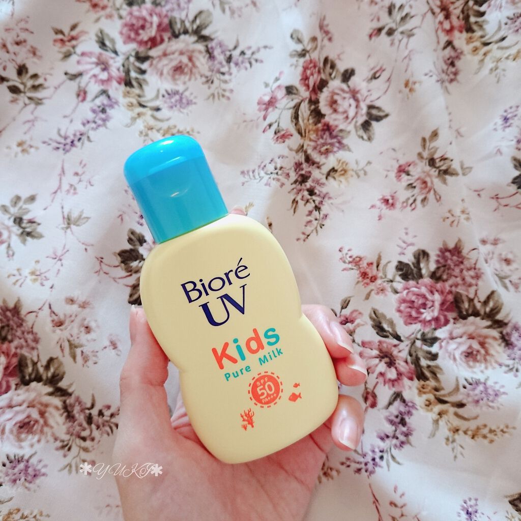ビオレUV キッズピュアミルク/ビオレ/日焼け止めミルクを使ったクチコミ（1枚目）