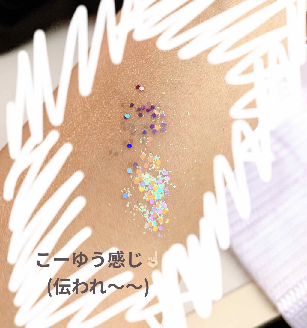 URGLAM　GLITTER GEM/U R GLAM/ジェル・クリームチークを使ったクチコミ（3枚目）