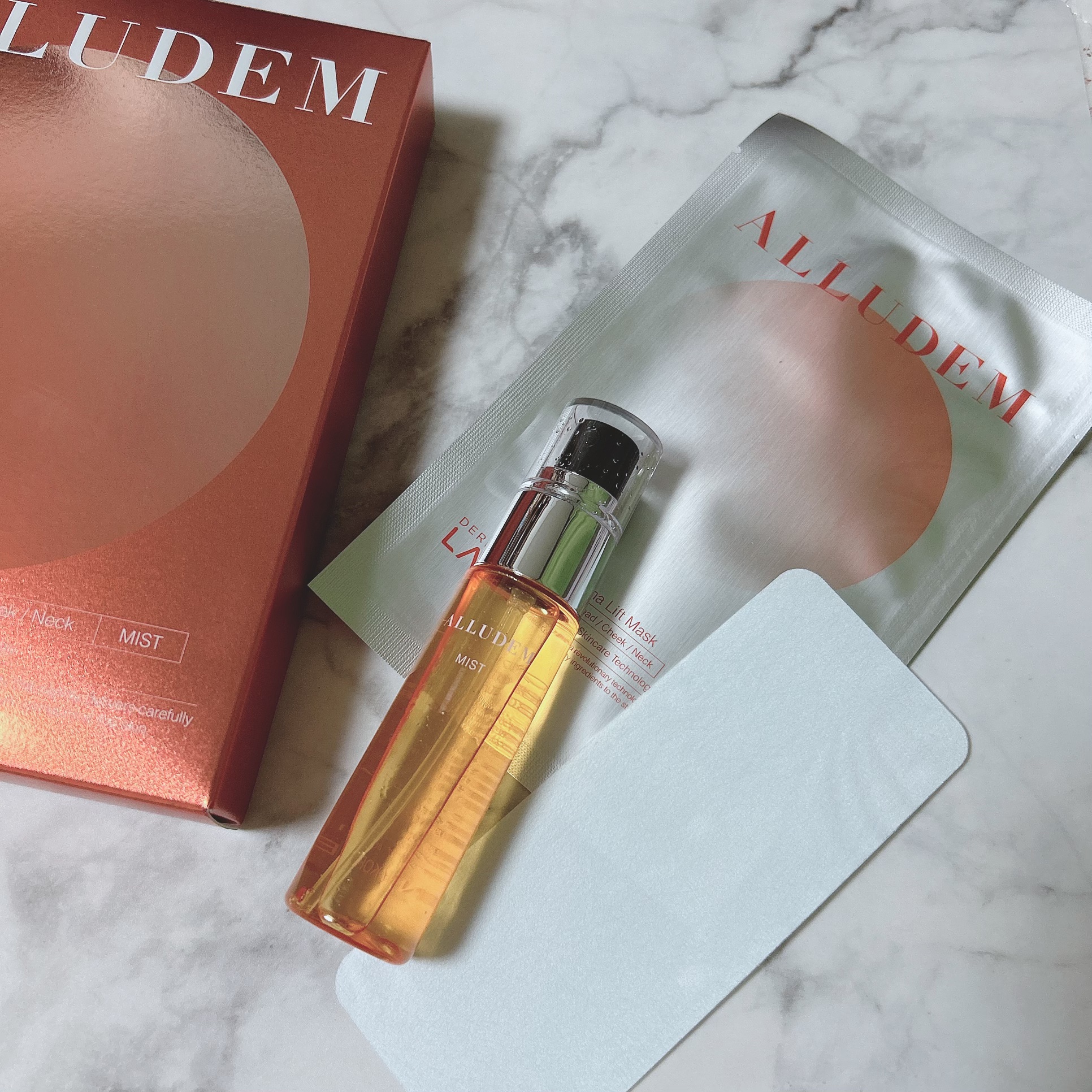 Derma Lift Mask/ALLUDEM/スキンケアキットを使ったクチコミ（2枚目）