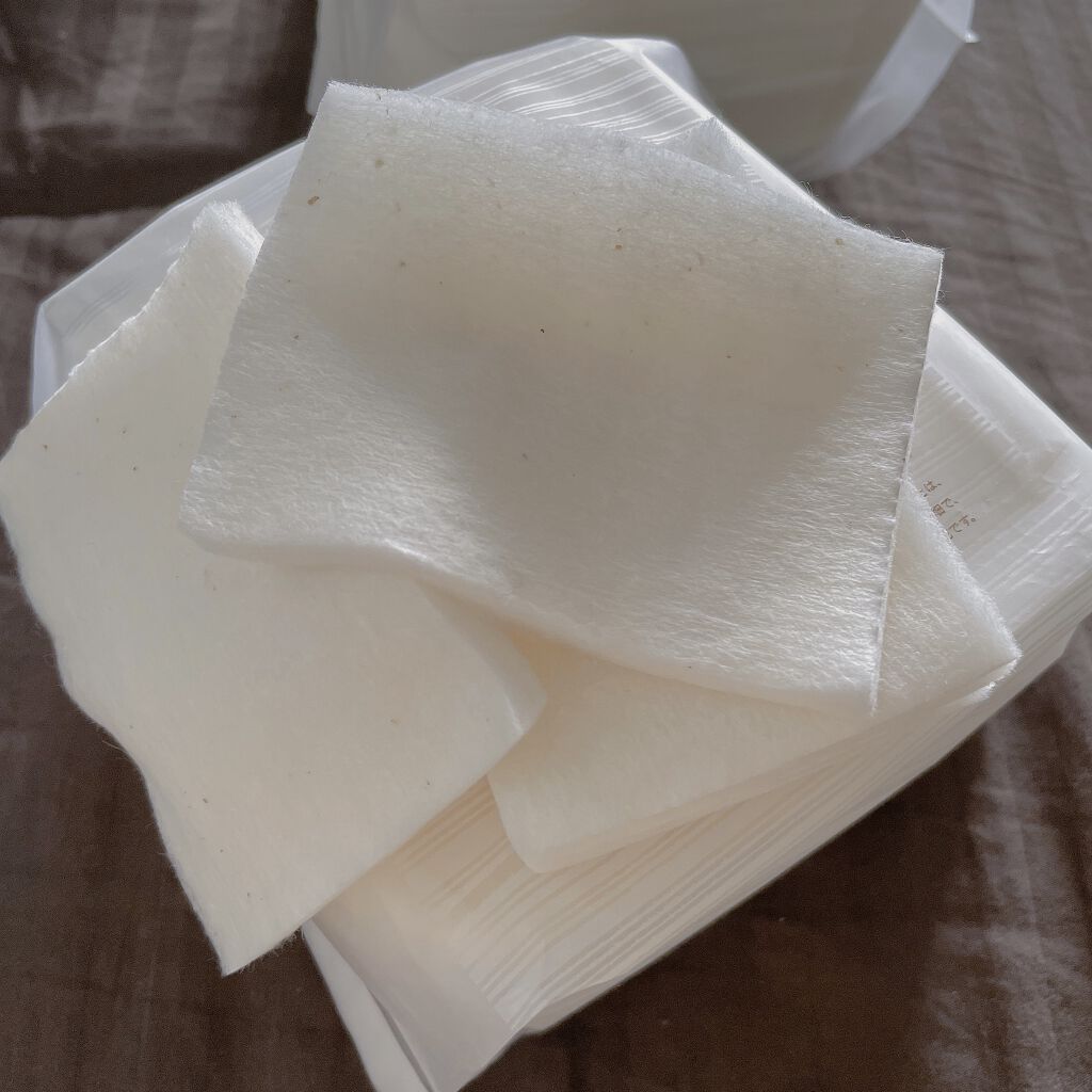 オーガニック コットン パフ/ドゥーオーガニック/コットンを使ったクチコミ（2枚目）