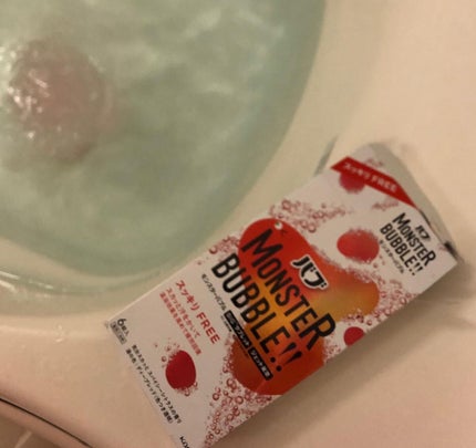 モンスターバブル スッキリFREE /バブ/炭酸系入浴剤を使ったクチコミ(9枚目)