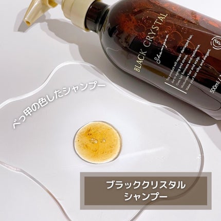 ブラッククリスタル シャンプー & トリートメント/BLACK CRYSTAL/サロンシャンプーを使ったクチコミ(2枚目)