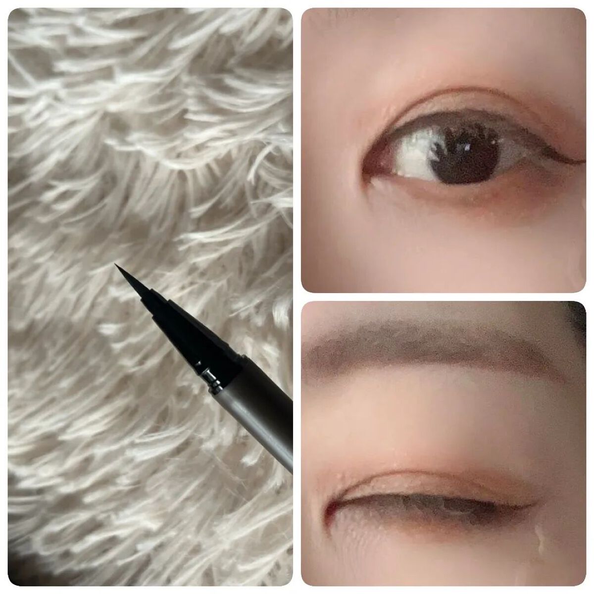 エーメイク マットリキッドアイライナー /A/mAke/リキッドアイライナーを使ったクチコミ(3枚目)