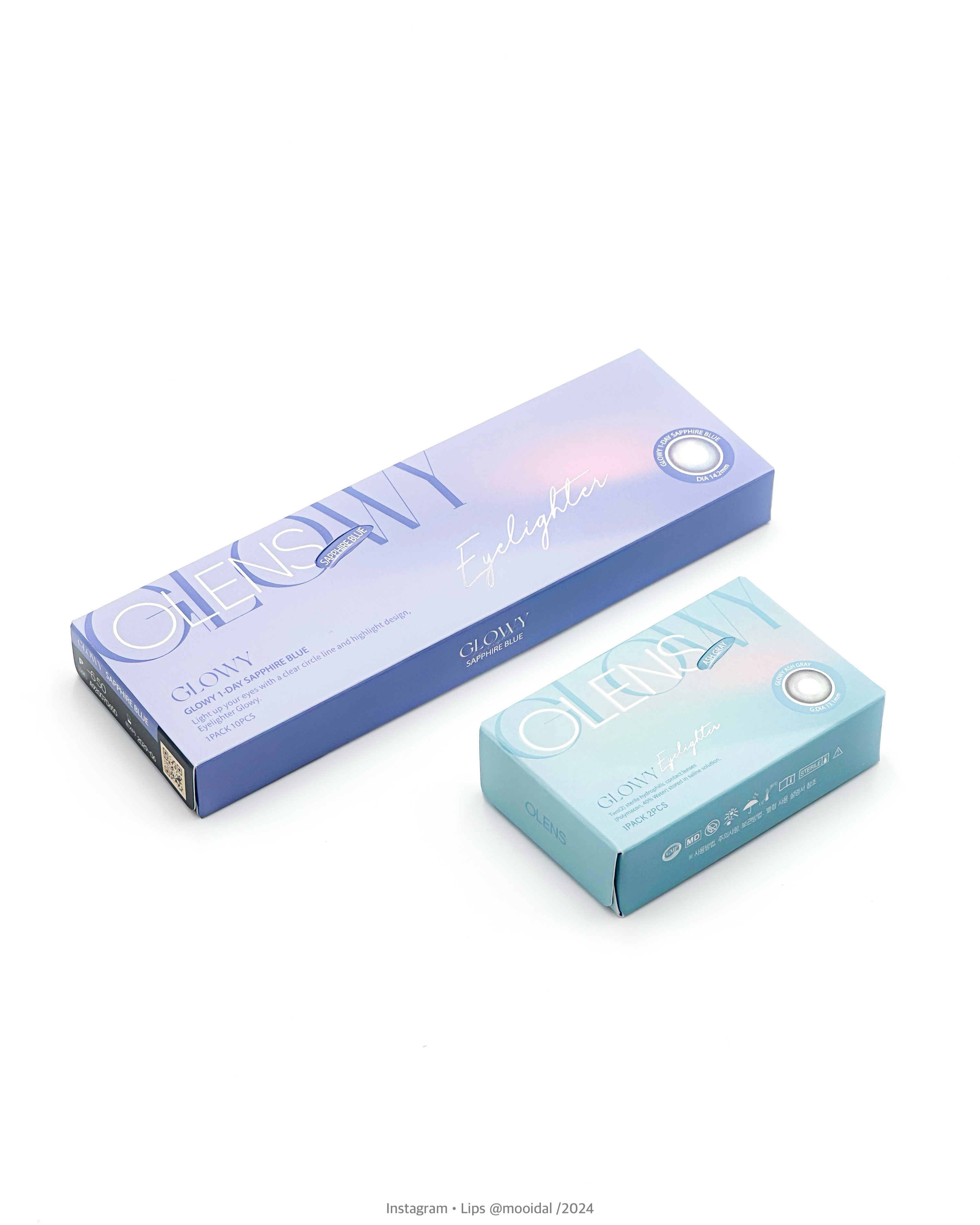 Glowy 1day/OLENS/ワンデー（１DAY）カラコンを使ったクチコミ（2枚目）