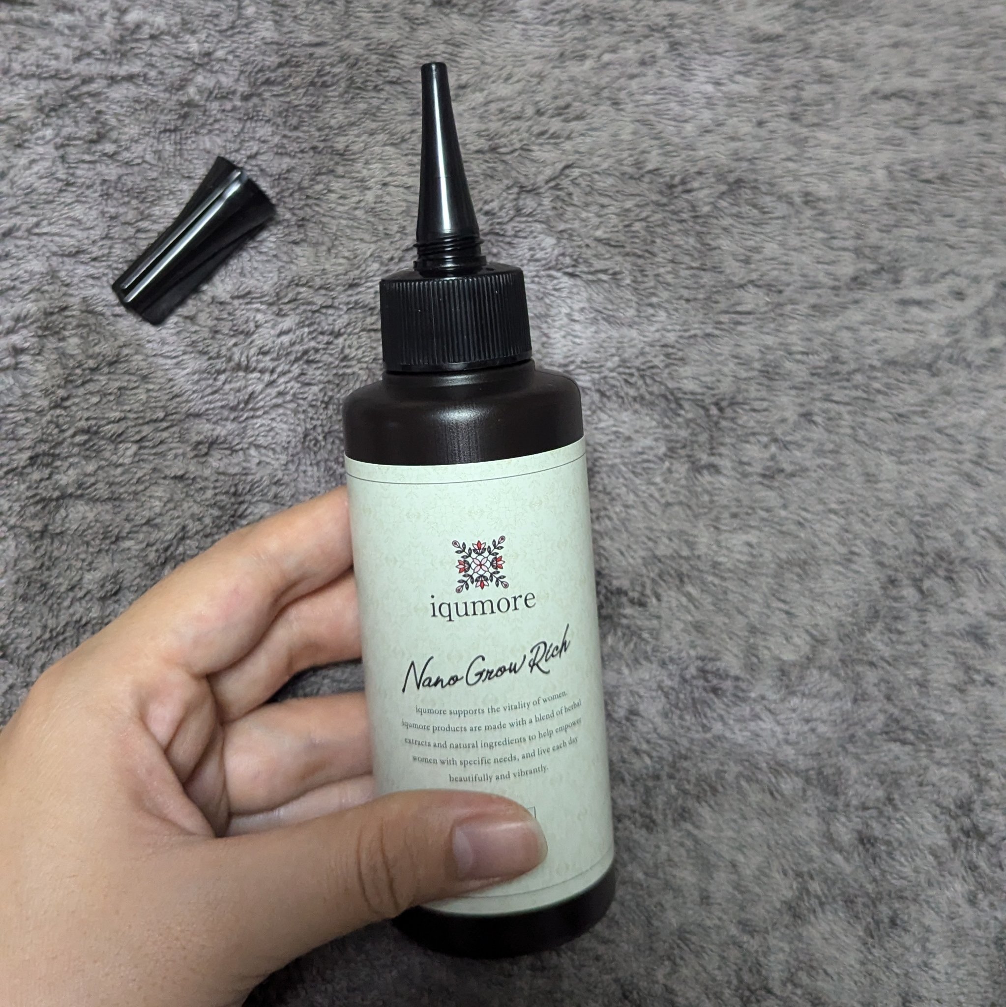 ナノグロウリッチ/iqumore/頭皮ローションを使ったクチコミ（2枚目）