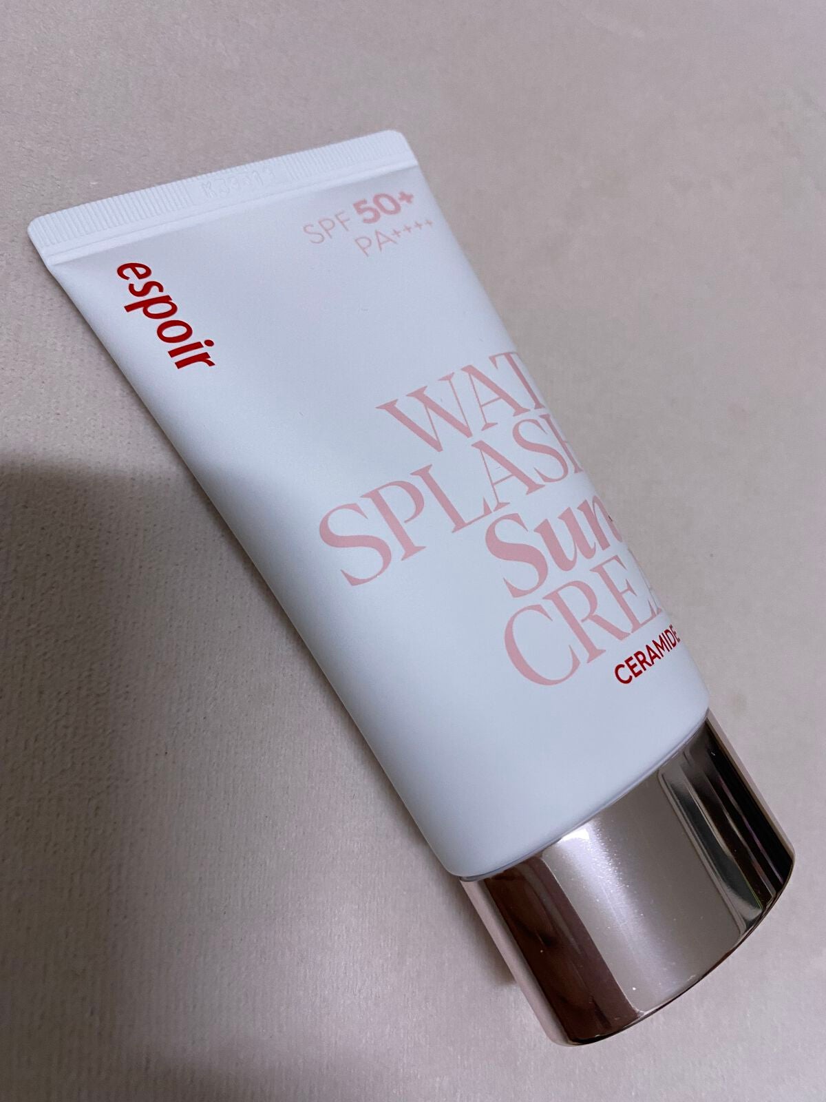 ウォータースプラッシュサンクリーム セラミド/espoir/日焼け止めクリームを使ったクチコミ(1枚目)