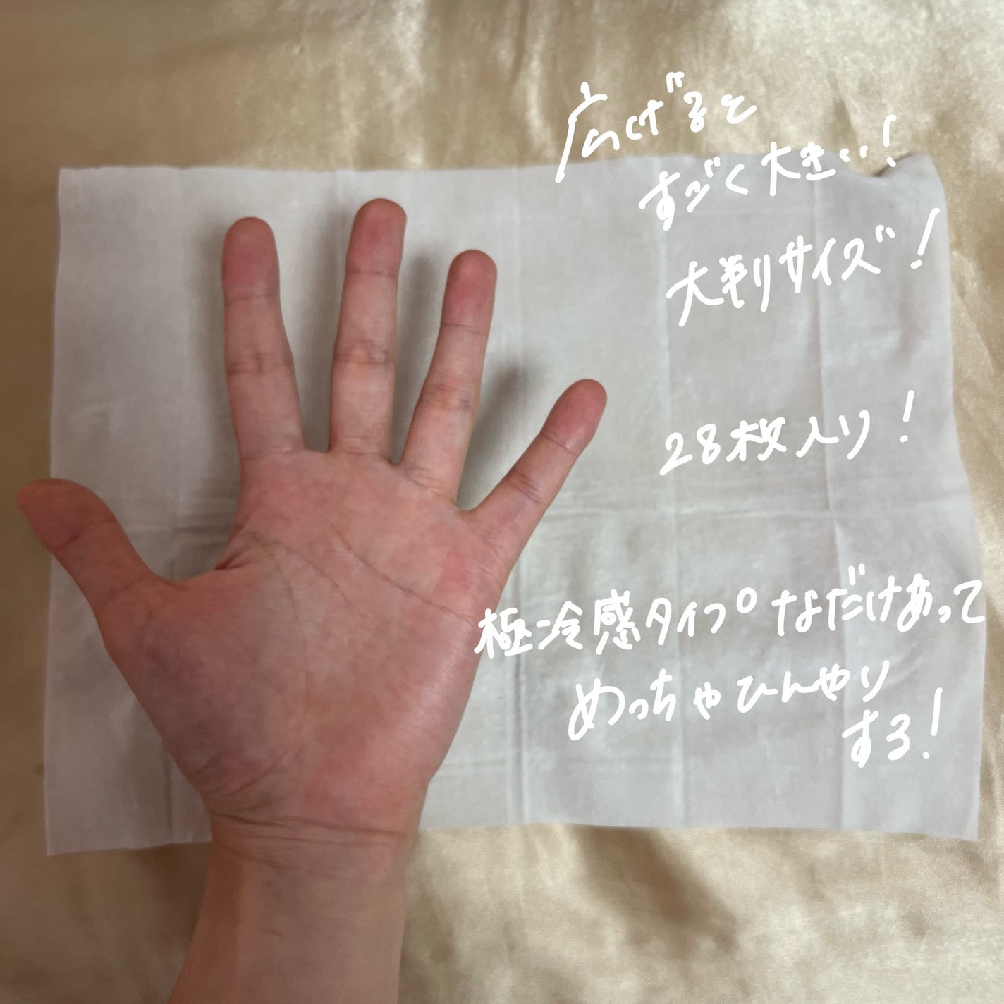 ボディシート 極冷感タイプ/メンズビオレ/ボディシートを使ったクチコミ(2枚目)