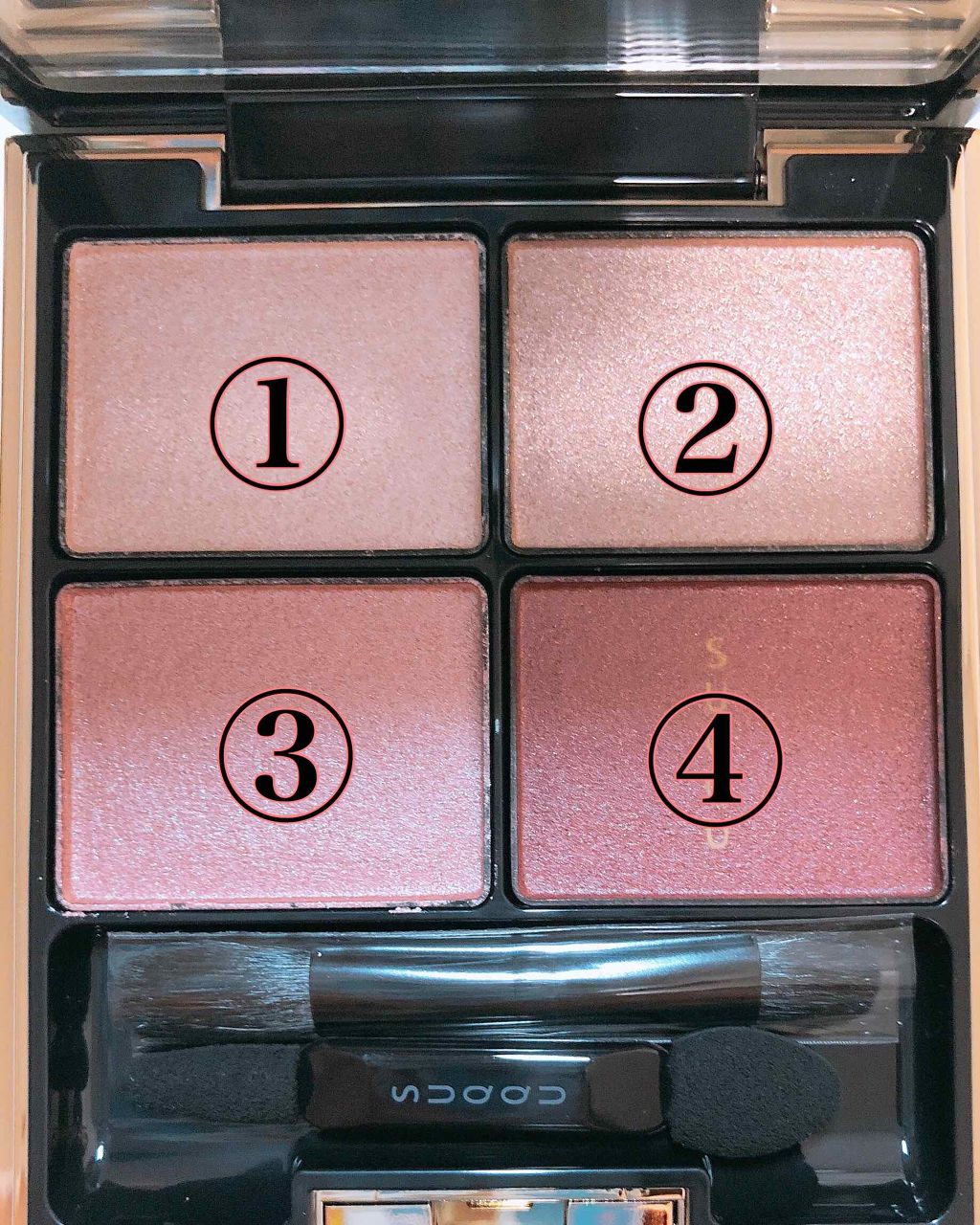 デザイニング カラー アイズ/SUQQU/アイシャドウパレットを使ったクチコミ（3枚目）