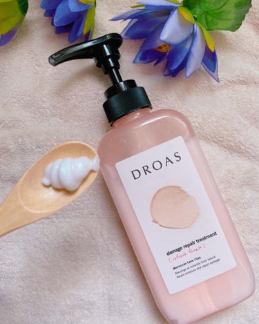 DROAS ダメージリペアシャンプー／トリートメントのクチコミ「🎀DROAS
ダメージケアシャンプー&リペアトリートメント

✨泡立ちがとても良いシャンプー♪.....」（3枚目）