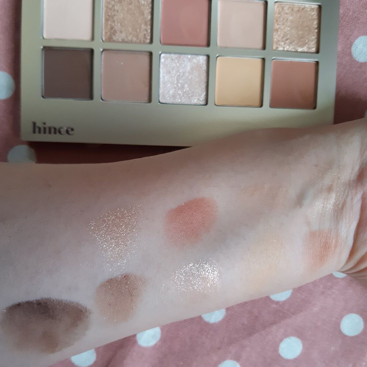 ニューデップスアイシャドウパレット/hince/アイシャドウパレットを使ったクチコミ(2枚目)