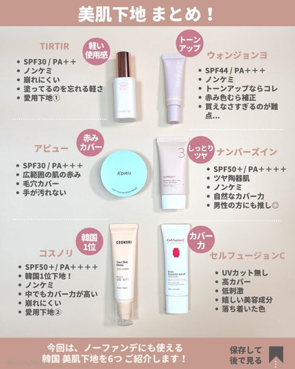 ユアースキンドレストーンアップベース/COSNORI/化粧下地を使ったクチコミ(2枚目)