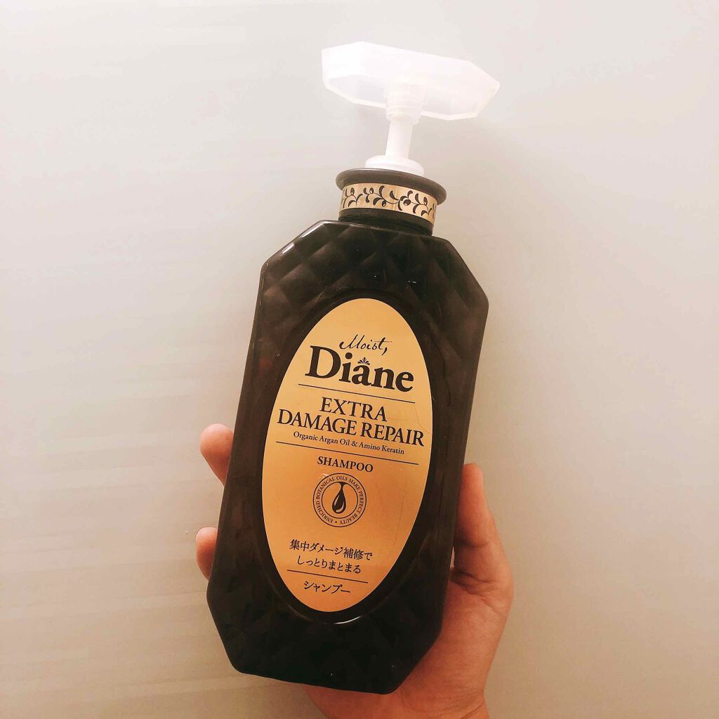 パーフェクトビューティ モイストダイアン エクストラダメージリペア シャンプー/トリートメント シャンプー450ml	/ダイアン/市販シャンプーを使ったクチコミ（1枚目）