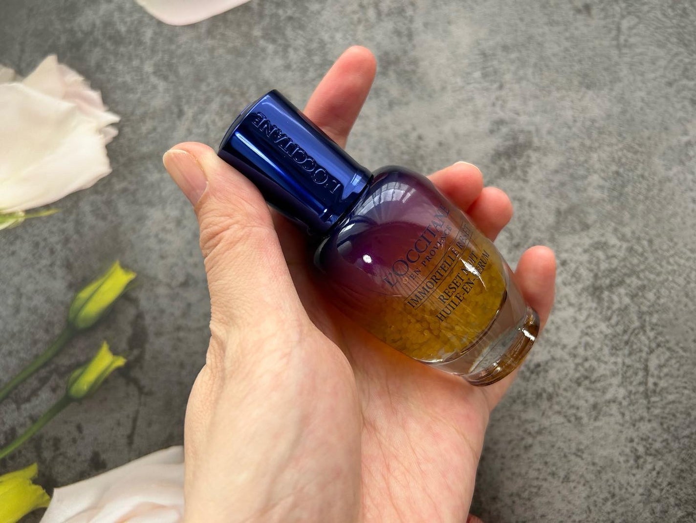 イモーテル オーバーナイトリセットセラム/L'OCCITANE/美容液を使ったクチコミ(2枚目)