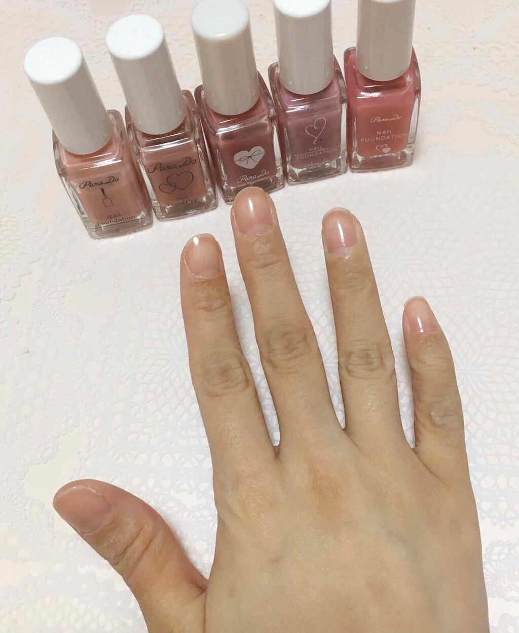 ネイルファンデーション/パラドゥ/マニキュアを使ったクチコミ（2枚目）