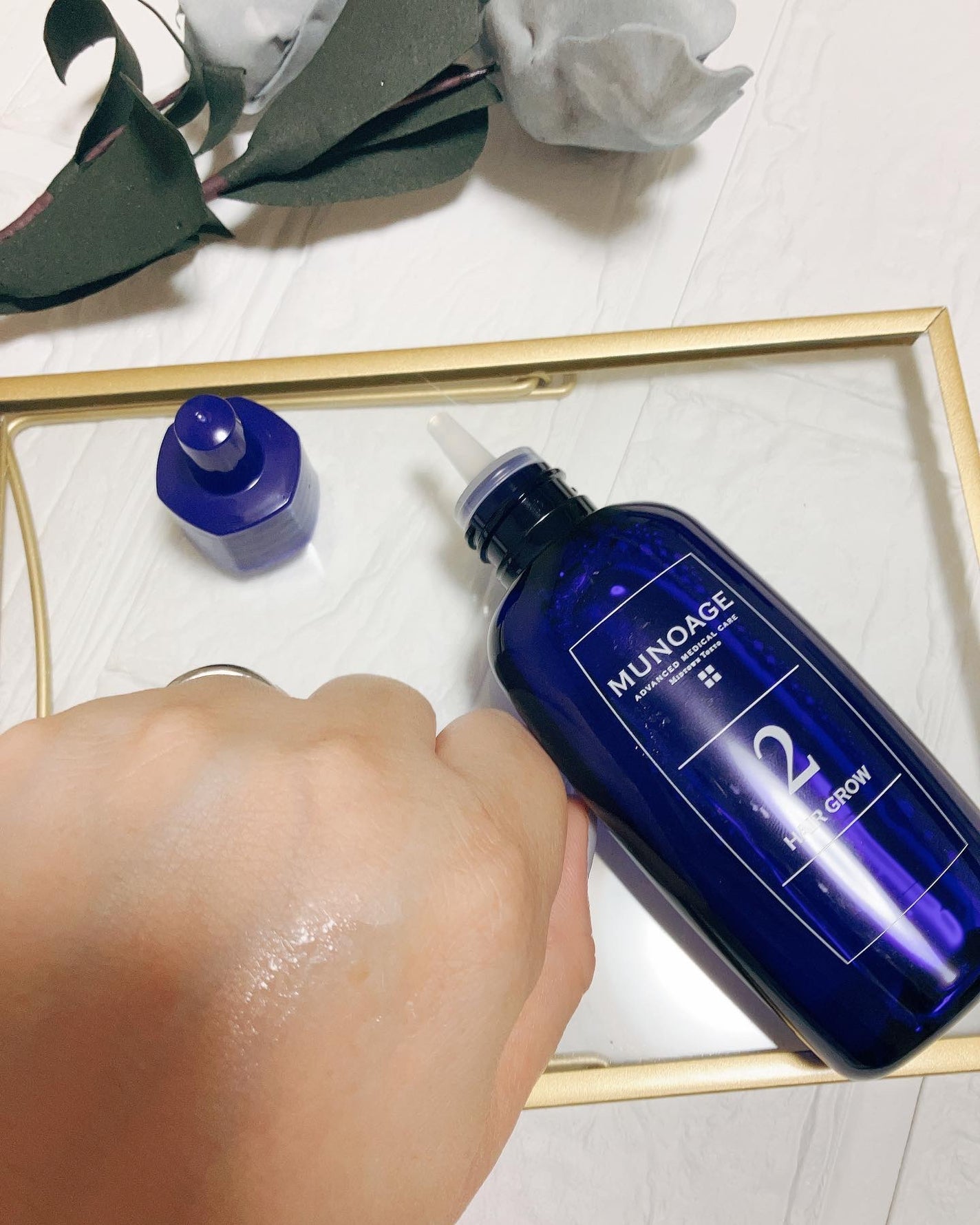 Wアプローチヘアプログラム/MUNOAGE(ミューノアージュ)/頭皮ローションを使ったクチコミ(3枚目)