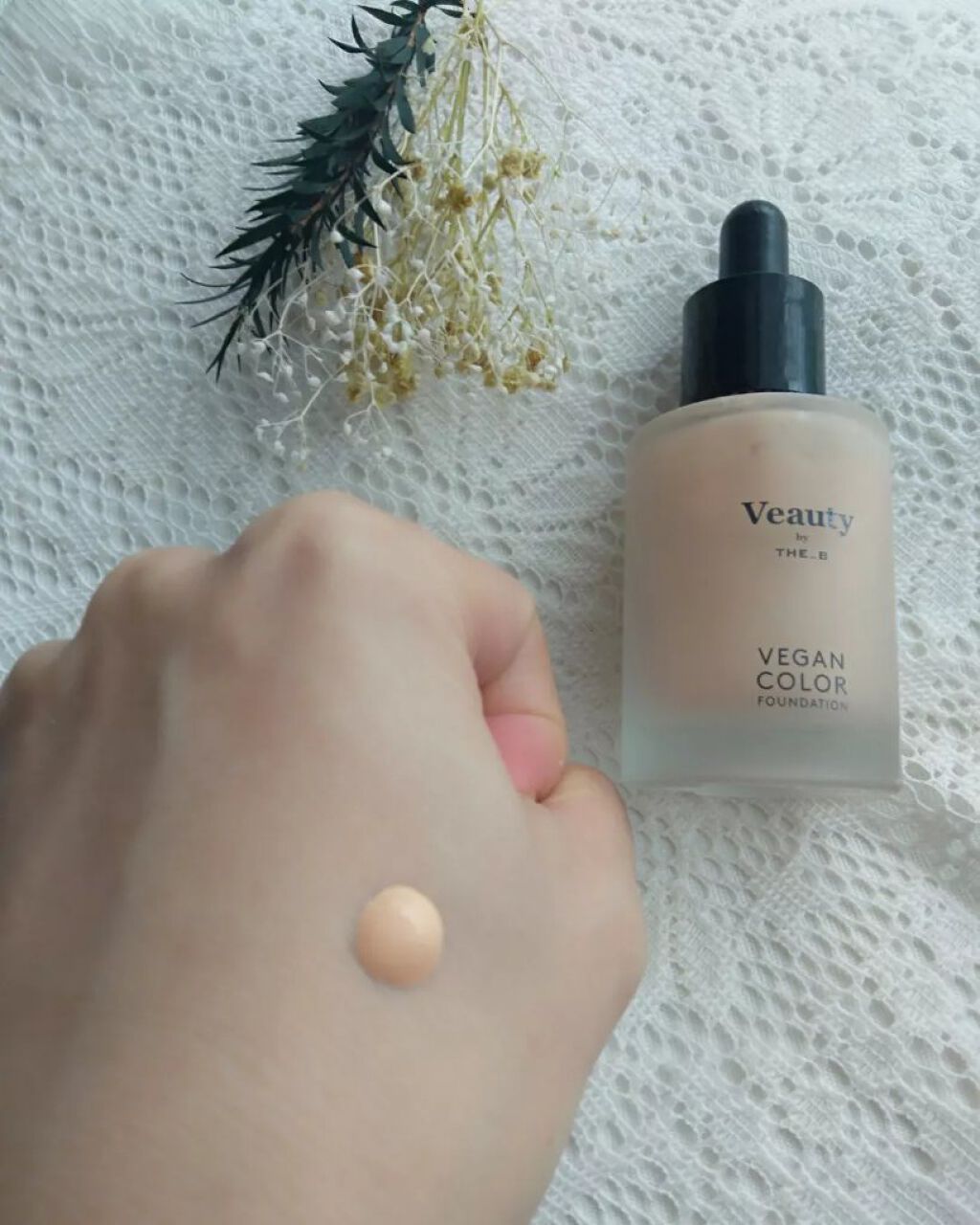 ヴィーガン カラーファンデーション/Veauty by THE_B/リキッドファンデーションを使ったクチコミ(2枚目)