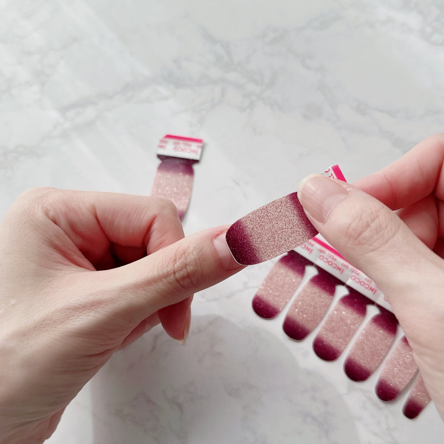 INCOCO インココ マニキュアシート/インココ/ネイルシールを使ったクチコミ(2枚目)