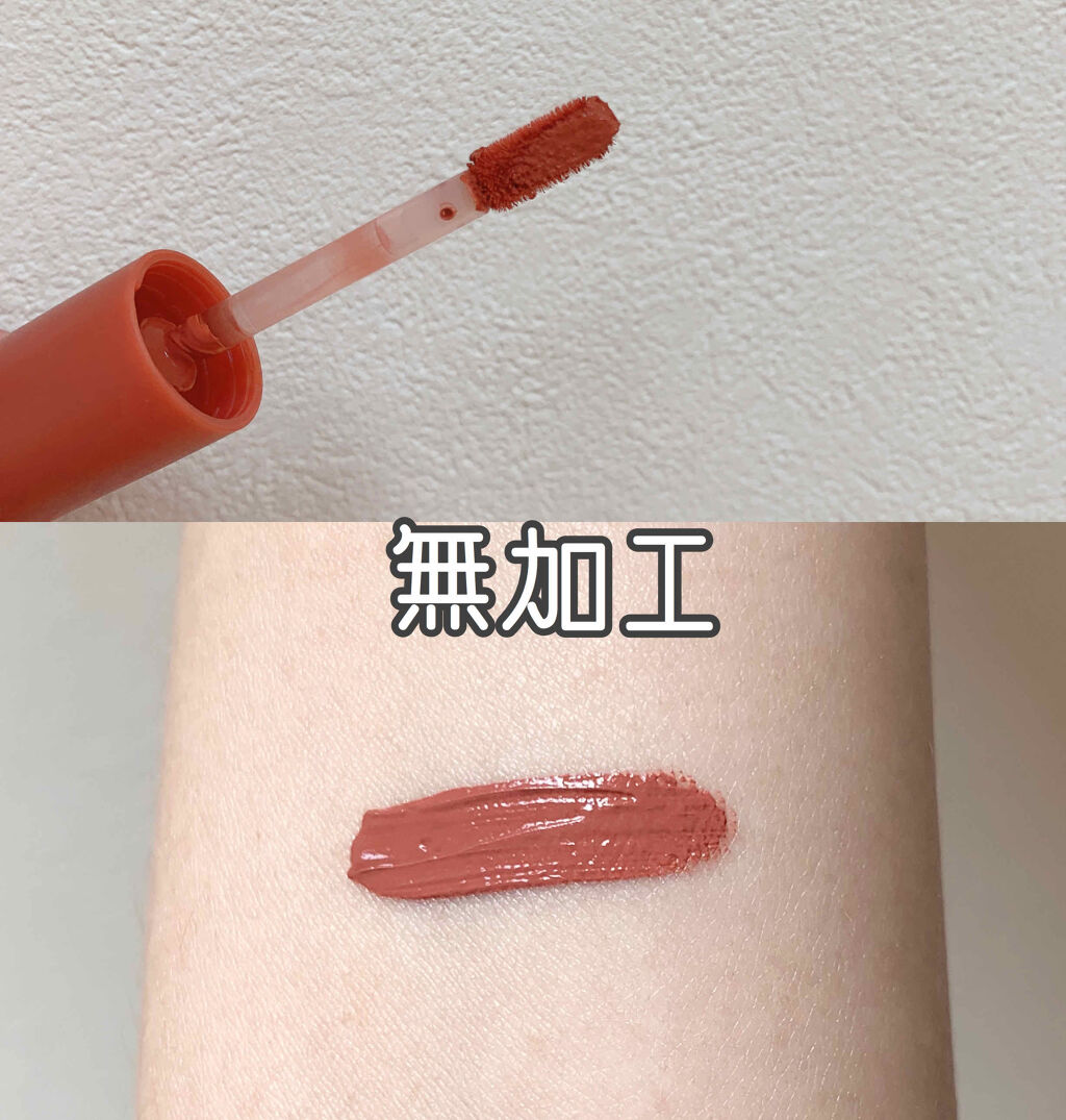 ビビッドコットン インクティント 6/innisfree/口紅を使ったクチコミ（2枚目）