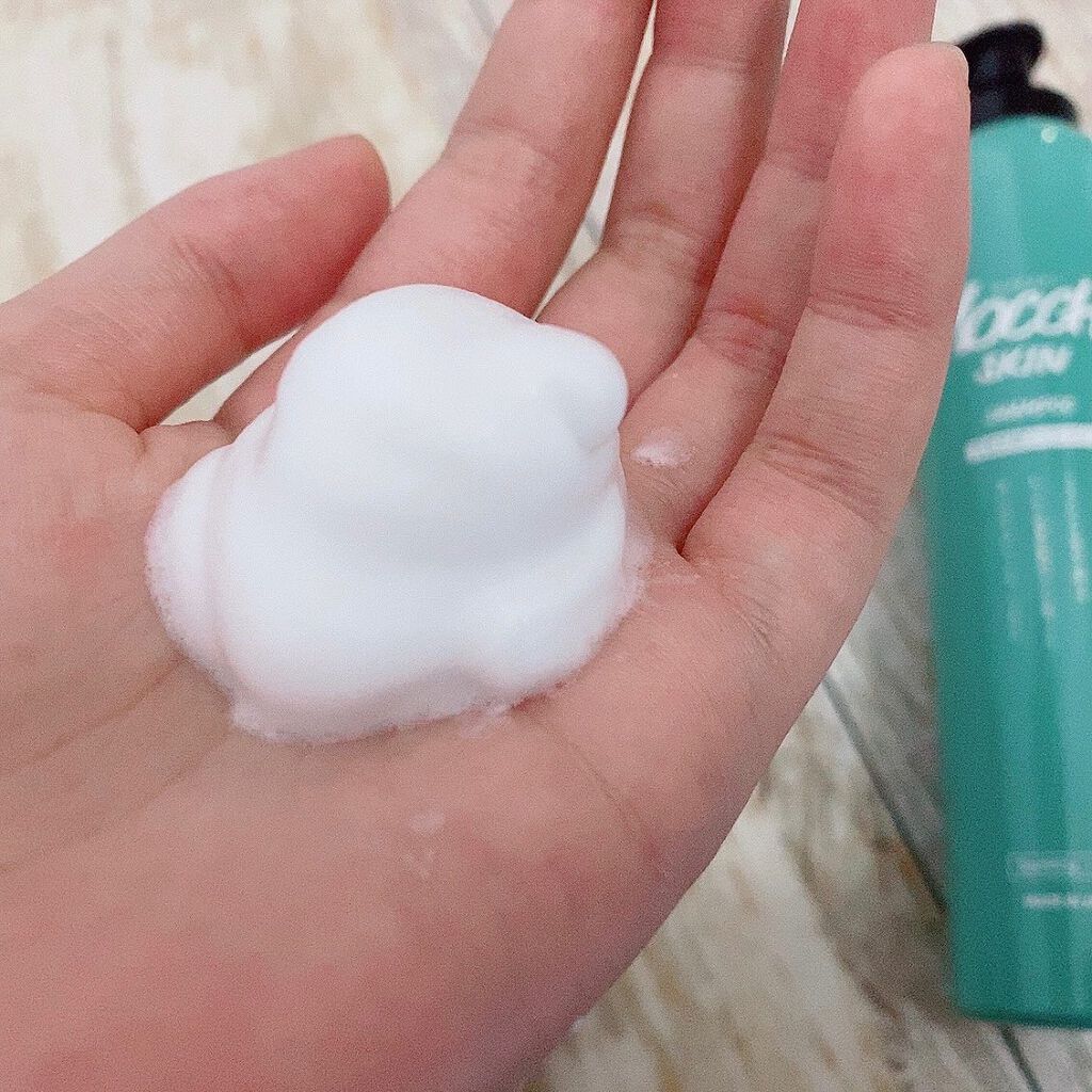 吸着スパークリングシャンプー /MoccHi SKIN/市販シャンプーを使ったクチコミ（2枚目）