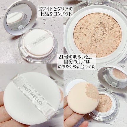 カバーラスティングフィックスクッション/VAVI MELLO/クッションファンデーションを使ったクチコミ(2枚目)