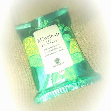 ミントリープ クール ボディシート/ハウス オブ ローゼ/ボディシートを使ったクチコミ(1枚目)