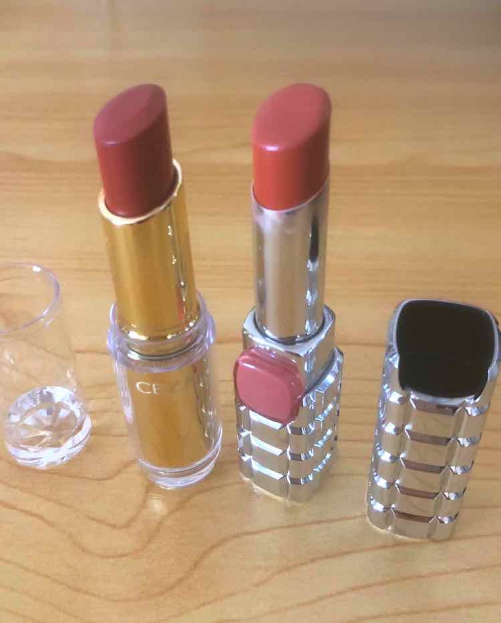 ラスティンググロスリップ/CEZANNE/口紅を使ったクチコミ(1枚目)