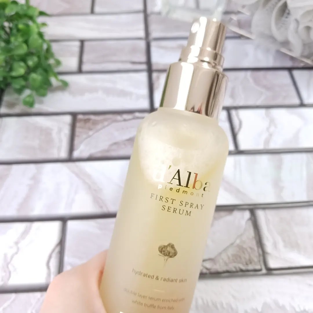 ダルバ ホワイトトリュフファーストスプレーセラム/ダルバ/ミスト状化粧水を使ったクチコミ（3枚目）