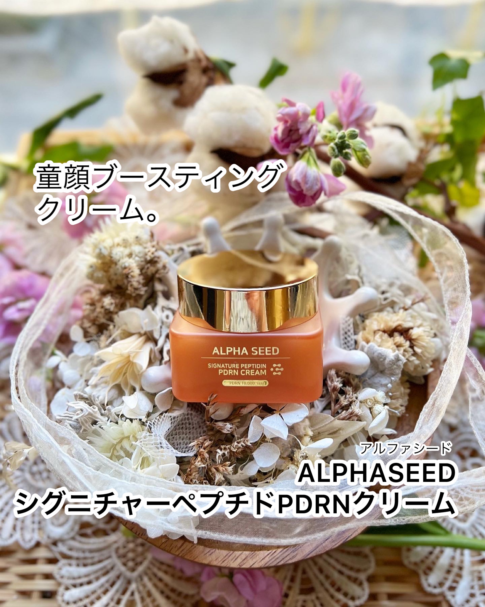 シグニチャーペプチドPDRNクリーム/ALPHASEED/フェイスクリームを使ったクチコミ（1枚目）
