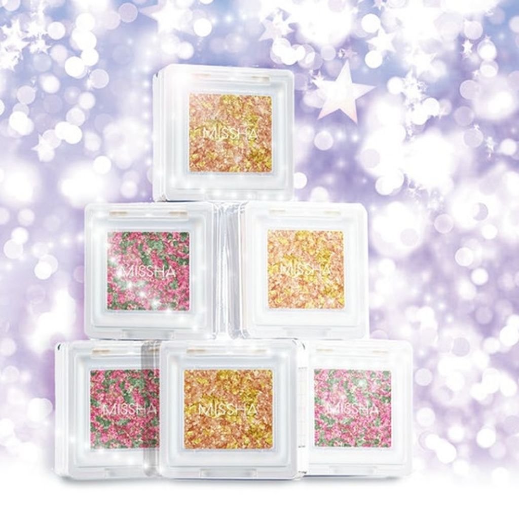 グリッタープリズム シャドウ/MISSHA/グリッターを使ったクチコミ（1枚目）
