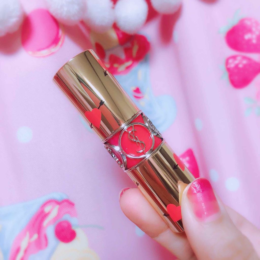 ルージュ ヴォリュプテ シャイン/YVES SAINT LAURENT BEAUTE/口紅を使ったクチコミ(1枚目)