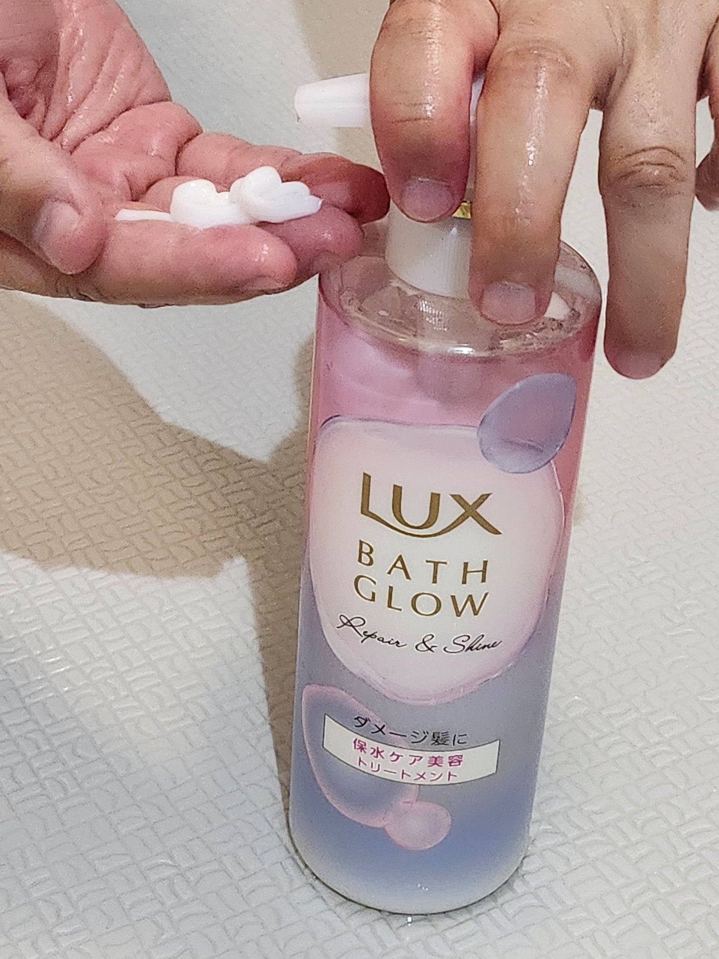 バスグロウ ストレート&シャイン シャンプー/トリートメント/LUX/市販シャンプーを使ったクチコミ(9枚目)