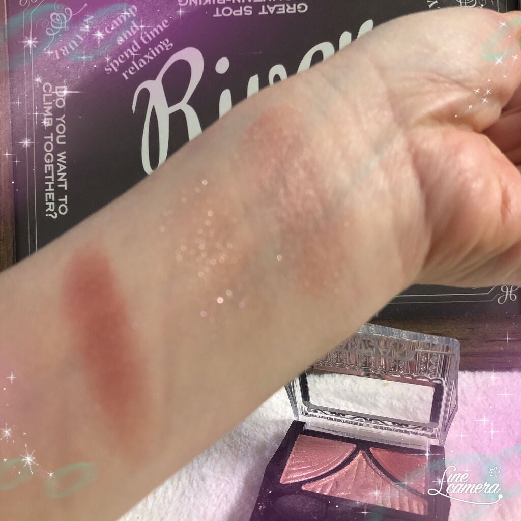 ジューシーピュアアイズ/キャンメイク/アイシャドウパレットを使ったクチコミ(2枚目)