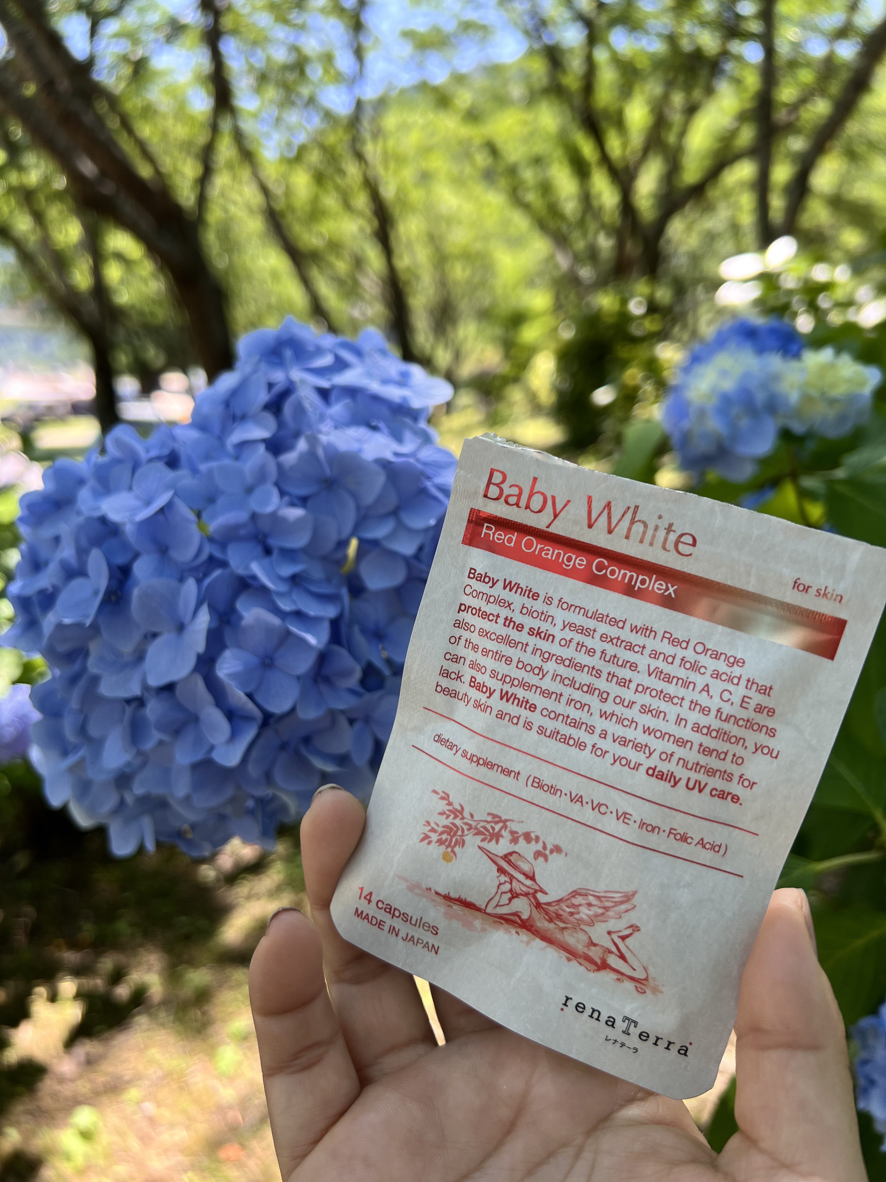 Baby White 60粒/renaTerra/美容サプリメントを使ったクチコミ（1枚目）