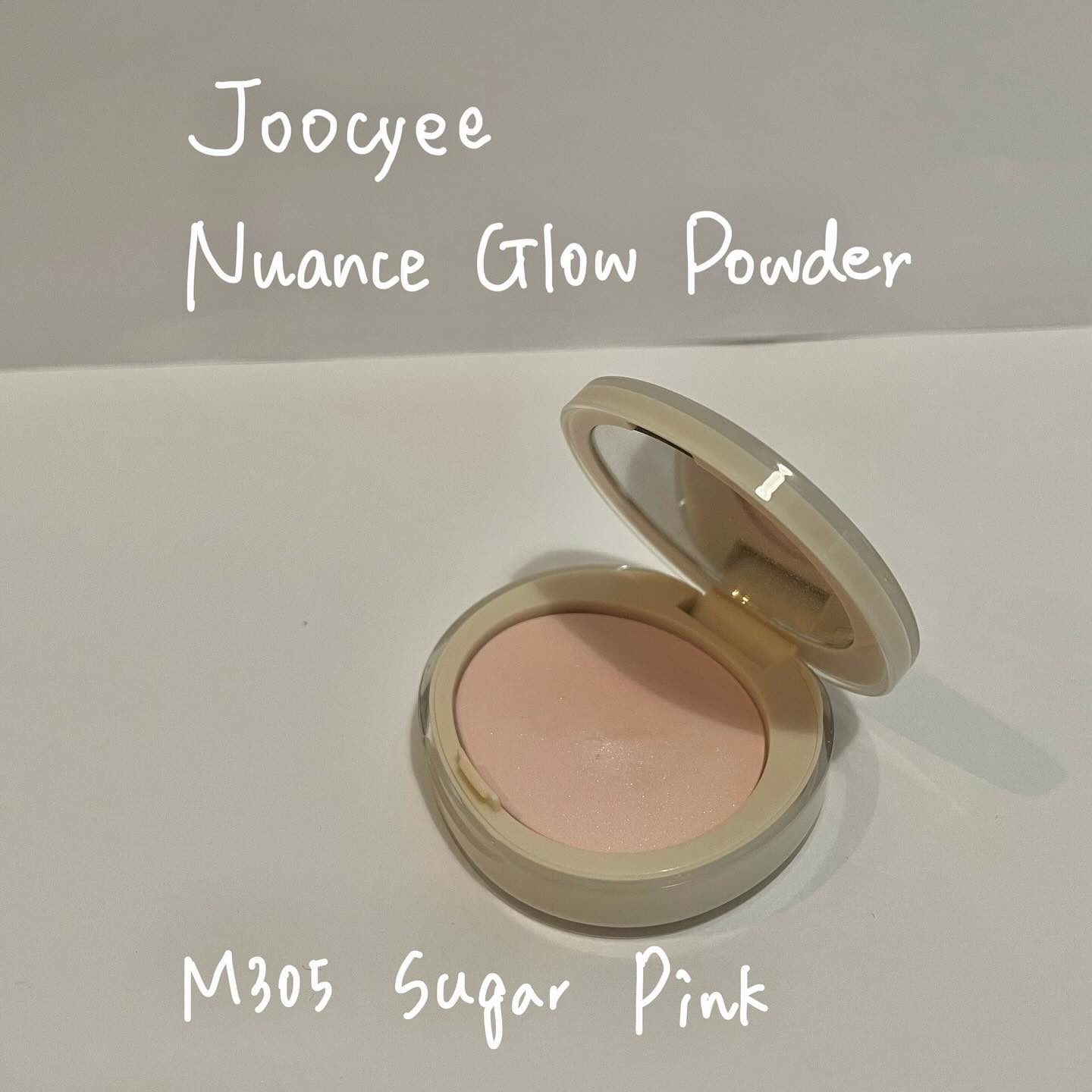 CUBISM ニュアンスグロウパウダー #M305 シュガーピンク(2.5g)/Joocyee/パウダーチークを使ったクチコミ（1枚目）