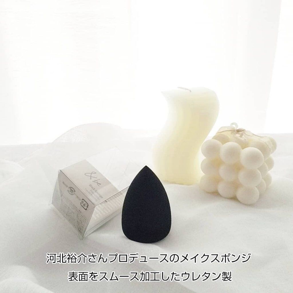 &be ブラックスポンジ/&be/パフ・スポンジを使ったクチコミ(2枚目)