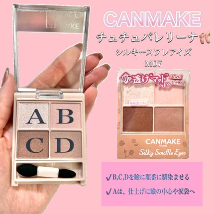 シルキースフレアイズ(マットタイプ)/キャンメイク/アイシャドウパレットを使ったクチコミ(1枚目)