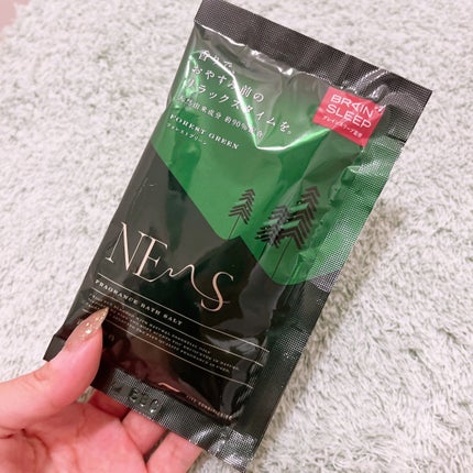 ネムス バスソルト フォレストグリーン 60g/フィッツコンディショニング/無機塩系入浴剤の画像