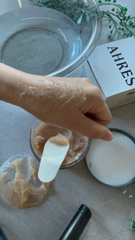 ボディスクラブ ブラッシャー モイスト/アーレス/ボディスクラブを使ったクチコミ(2枚目)